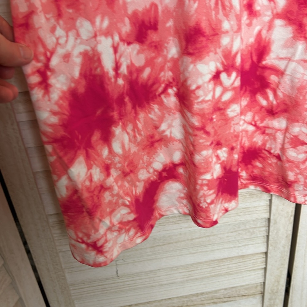 NWT Chico’s Star Tie Dye Dress in Cabaret Pink. Size 16 / XL - Picture 5 of 9